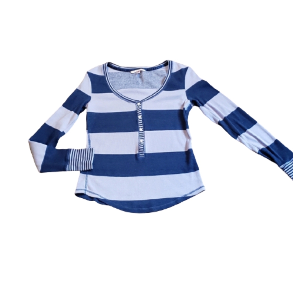 Victoria Secret Stripped Long-Sleeved Shirt